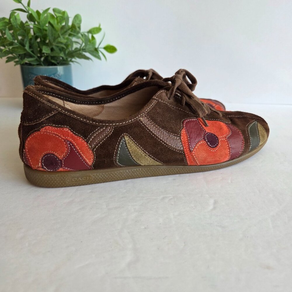 EUC & HTF Vintage Coach Poppies for Peace Emanuelle Shoes (F289/J03) – Size 10 - Picture 2 of 9